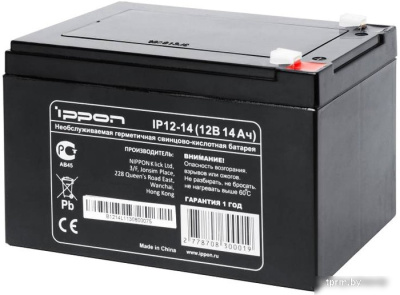 Картинка IPPON IP12-14 (12В/14 А·ч) APCmarket.by APCmarket