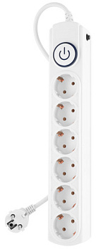 IPPON BK-6-EU-3-10-W (3м, 6 розеток, белый) APCmarket.by