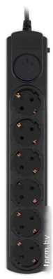 Картинка IPPON BK-6-EU-5-10-B (5м, 6 розеток, черный) APCmarket.by APCmarket